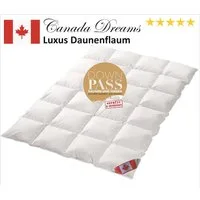 Canada Daunenbettdecke Canada Dreams Luxus Übergangs Daunendecke, Füllung: 90% Daunen 10% Kleinstfedern, Bezug: Baumwolle, beste Qualität, Klasse 1