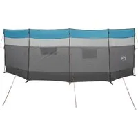 vidaXL Windschutz Camping-Windschutz Blau 510x153 cm Wasserdicht