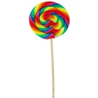 Felko Süßigkeit, Rainbow Spiral Lolly großer Frucht Lutscher bunt fruchtig süß 80g