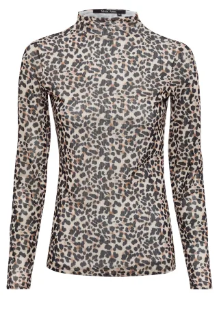 Marc Aurel - Shirt mit Leopardenprint light sand varied - Gr. - 44