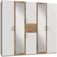 Wimex Kleiderschrank Diver Drehtürenschrank mit Spiegel, 180, 225 o. 270cm breit Bestseller Schlafzimmerschrank wahlweise 3 Innenausstattungen