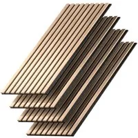 Vicco Wandpaneel Sonoa, Eiche, 4 Stück, (4-tlg)