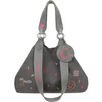 Fritzi aus Preußen Henkeltasche Izzy Medium Limited Embro Fun, mit Stickdetails und Pocket-Anhänger