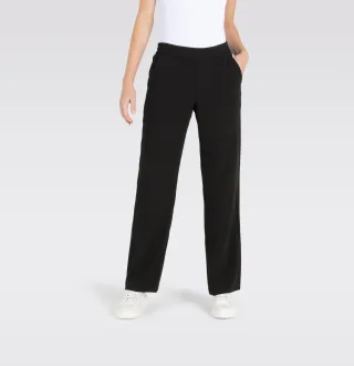 MAC - MAC JEANS - CHIARA, Floating crepe schwarz - Gr. - 32