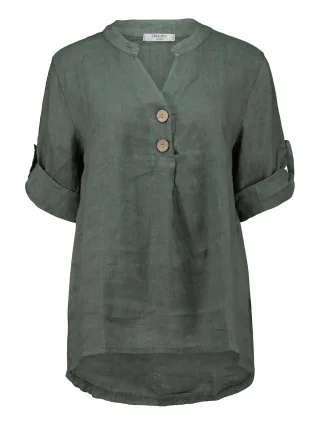 Zabaione - Blouse Is44sii khaki - Gr. - M