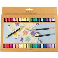 creativ company Textilmarker Stoffmalstifte Zusatz-Farben, 20 Stück
