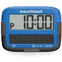 NeedIt elektronische Parkscheibe PARK Micro Solar elektronische Parkscheibe blau Solarbetrieb