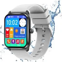 ANYSUN Smartwatch Herren Damen, mit Telefonfunktion Smartwatch (1,85 Zoll, TFT-Volltouch) 110+ Sportmodi Sportuhr mit Schrittzähler/Herzfrequenzmonitor, /Schlafmonitor, IP68 Wasserdicht Fitnessuhr für iOS Android