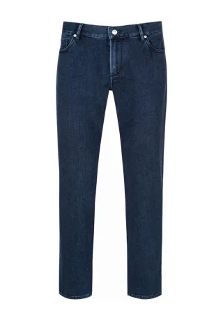 alberto jeans - Jersey-Jeans - Pipe blau