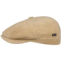 Lipodo Flat Cap (1-St) Cordcap mit Schirm, Made in Italy