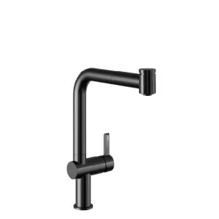 KWC Hebelmischer BEVO E Auszugbrause, A230, L-Auslauf, industrial black,125355 125355