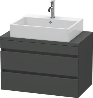 Duravit DuraStyle Konsolenwaschtischunterbau wandhängend Graphit Matt 800x478x512 mm - DS530704949 DS530704949