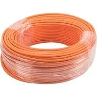Professional Cat7 S/FTP Verlegekabel duplex, Dca orange, 100 Meter Rolle