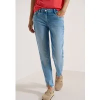CECIL Straight-Jeans Style Scarlett mit Nietendetails / 5-Pocket-Style / Stretch