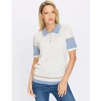heine Strickpullover Pullover Kurzarm
