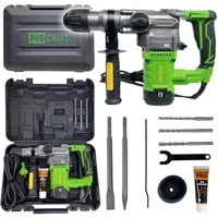 PRO CRAFT Kombihammer Procraft BH1300 Kombihammer 1050 Watt 4,5 J SDS plus + Koffer