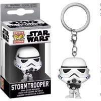 Stelby Schlüsselanhänger Merchandise Figur, Sammelfigur Schlüsselanhänger Stormtrooper, Star Wars Figur mit Geschenkbox