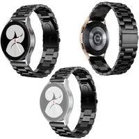 Wigento Smartwatch-Armband Für Samsung Galaxy Watch FE 6 5 4 Normal Pro Classic Stahl Armband