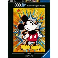 Ravensburger Puzzle Disney Mickey Mouse, Retro Mickey, 1000 Puzzleteile, Made in Germany