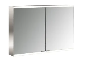 emco LED-Lichtspiegelschrank prime 2 Facelift Aufputz, 1000 mm, 2-türig, IP 20 Rückwand verspiegelt 949706245