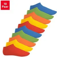 Footstar Sneakersocken EVERYDAY! 10 Paar / 20 Paar Damen & Herren Sneaker Socken (10-Paar) Perfekte Passform, angenehme Nähte, verstärke Ferse & Spitze
