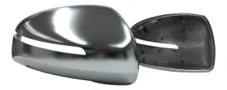 KOMPLETTE Gehäuse ALU Look Spiegel Kappen Außenspiegel SET für Audi TT II 2 8J