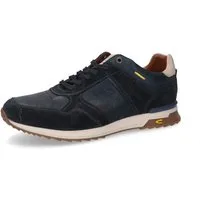 camel active Halbschuh Split/Nappa NAVY/WEISS Schnürschuh
