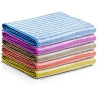 Das Blaue Wunder® Geschirrtuch EXTRA Premium aus Bambusfasern für Küche und Haushalt, (Set in 40 x 70cm), Reinigen und Trocknen, Streifen- und fusselfrei, Waschbar bis 95°C