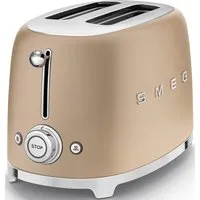 Smeg Toaster TSF01CHMEU, 2 kurze Schlitze, 950 W