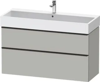 Duravit D-Neo Waschtischunterbau wandhängend Betongrau Matt 1184x442x625 mm - DE43750BD070000 DE43750BD070000