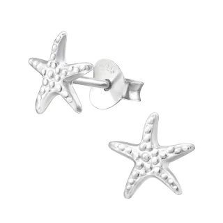 Seestern Ohrringe aus 925 Silber
