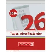 BRUNNEN Terminkalender BRUNNEN Tagesabreißkalender 2026 - Wandkalender mit Witzen und Gartent