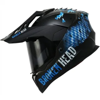 Broken Head Bavarian Patriot Enduro Helm Mit Visier &amp; Sonnenblende (Vorbestellung)