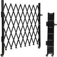 GarveeMore Gartenzaun Einklappbare Sicherheitstür, 50" H x 75"/50H"*43" W Zauntor