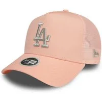 New Era Baseball Cap Los Angeles Dodgers MLB Metallic Logo Rosa Verstellbare A-Frame Damen (1-St)