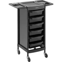Physa Rollwagen Rollbarer Friseurtrolley Friseurwagen Kosmetikwagen 6 Schubladen 10 kg