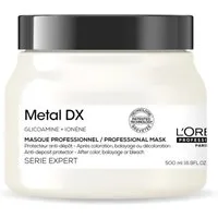 L'ORÉAL PROFESSIONNEL PARIS Haarmaske für langanhaltende Farben, weniger Haarbruch und mehr Glanz, für alle Haartypen, Serie Expert, Metal DX Maske