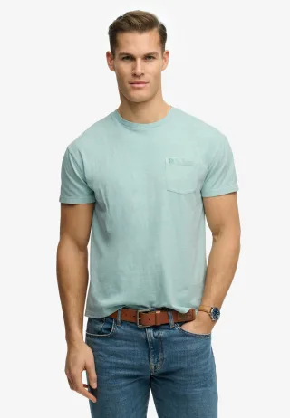 Superdry - Classic T-Shirt mit lockerer Passform aquamarin blau - Gr. - XXXL