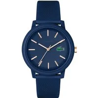 Lacoste Quarzuhr LACOSTE.12.12 2011234, Armbanduhr, Herrenuhr, Mineralglas, Silikonarmband