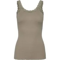 rosemunde Spitzentop Babette Silk Top mit Seide umgedrehter Vintage-Spitzenbesatz, feminin, bequem, Seidenmix