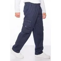 Kendindza Collection Cargohose Herren Cargohose Dehnbund Arbeitshose Rangerhose Cargo Hose Männer Gummibund elastisch, 6 Taschen