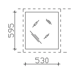 Pelipal Balto Innenspiegel ZIS00800E, B:, H:, T:3mm ZIS00800E