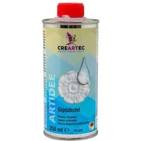CREARTEC Gipsdicht - zur Versiegelung für Gipsoberflächen - 250ml Imprägnierspray, Zum Abdichten von Gips und gipshaltigen Gegenständen - Made in Germany