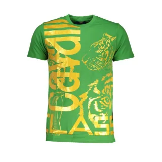 Tigerprint T-Shirt Goldener Tiger