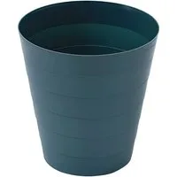 Sinoba Papierkorb moderner Mülleimer Papiereimer 6105 rund, Abfalleimer für Büro Kinderzimmer aus Kunststoff 9 Liter Höhe 25 cm