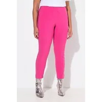 MIAMODA Schlupfhose Bengalin-Hose elastischer Slim Fit Metallic-Druck