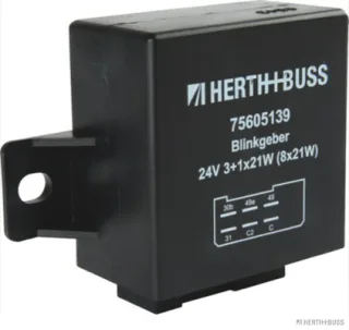 HERTH&BUSS Blinkgeber, 24 V, 6 pins, elektronisch - 75605139