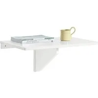 SoBuy Klapptisch FWT03, Faltbarer Esstisch, Klapptisch für Kleine Räume, Wandmontage, Wandklapptisch Küchentisch Esstisch Schreibtisch Kindertisch
