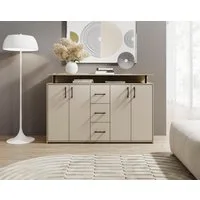HBZ Sideboard Drivno Sideboard, B/H/T 139x90x34 cm, Breite 139cm, Kugelauszug, Einlegeböden verstellbar, 3 Schubkästen