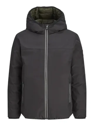 JACK&JONES - JJEBROOKLYN REVERSIBLE JACKET SN JNR Black - Gr. - 140